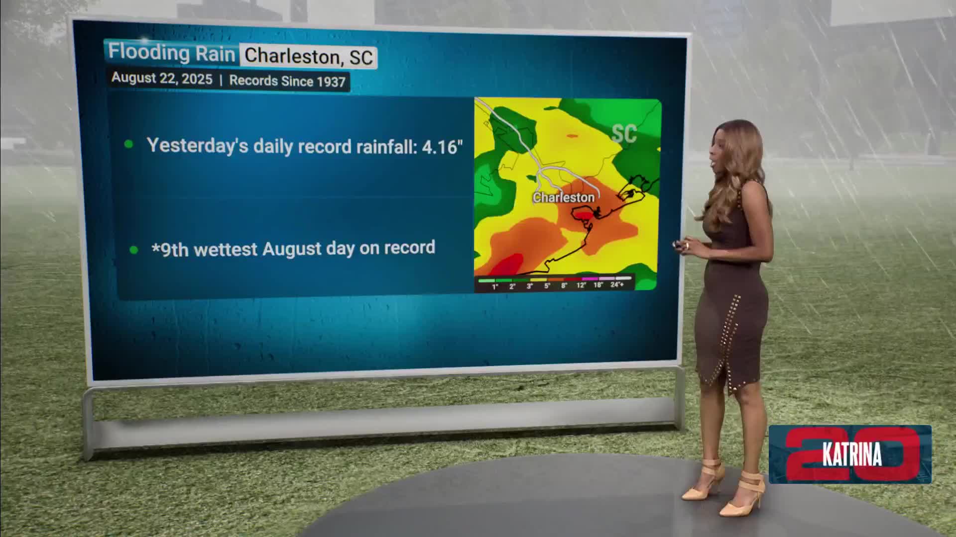 Southeastern Storms To Soak Waterlogged Charleston 