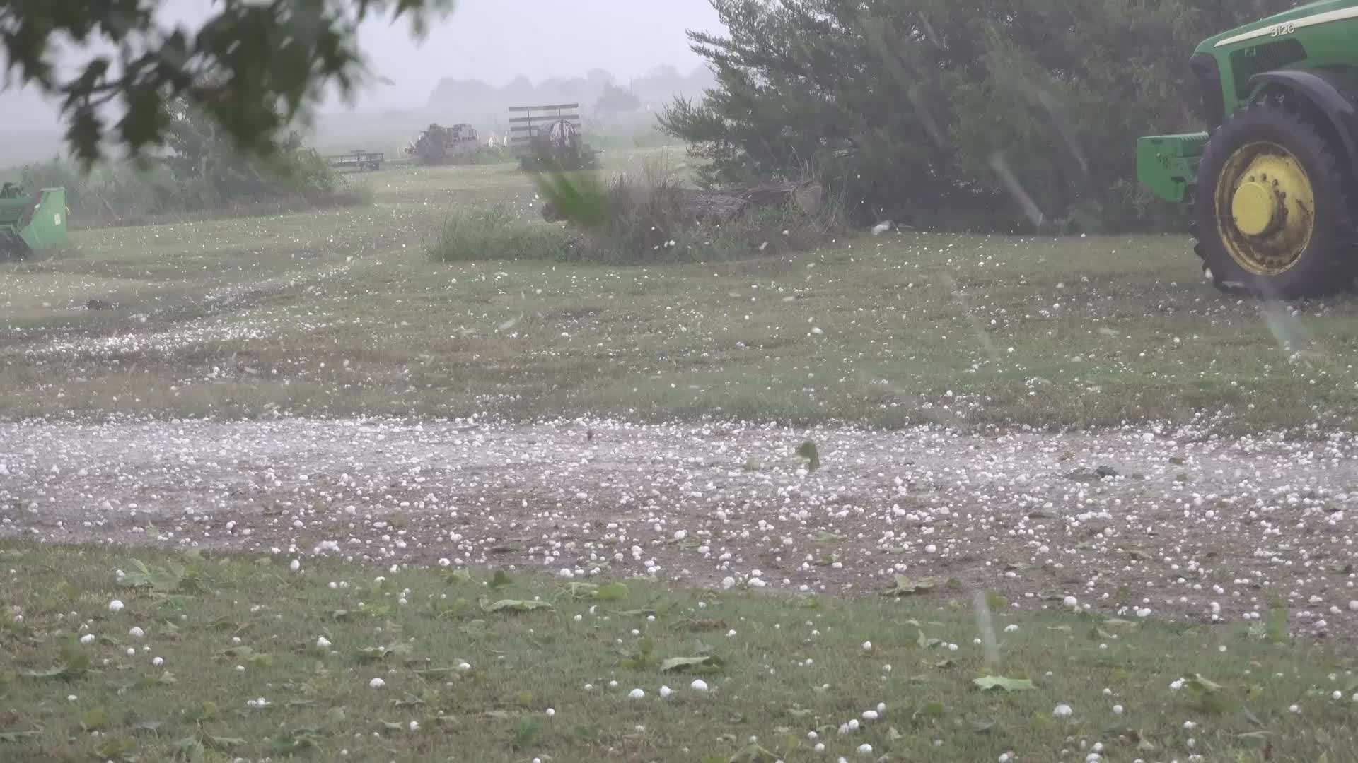 Storms Slam Wichita With Huge Hail, Violent Winds - Videos from The Weather Channel