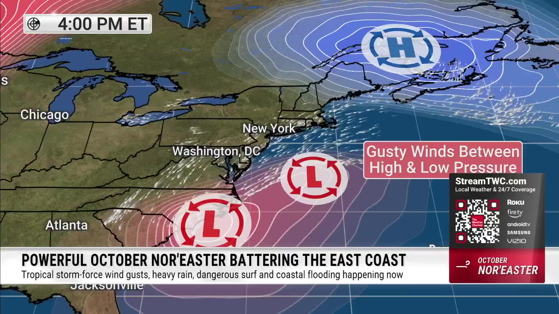 Nor’Easter Hitting Mid-Atlantic And Northeast - Videos from The Weather Channel