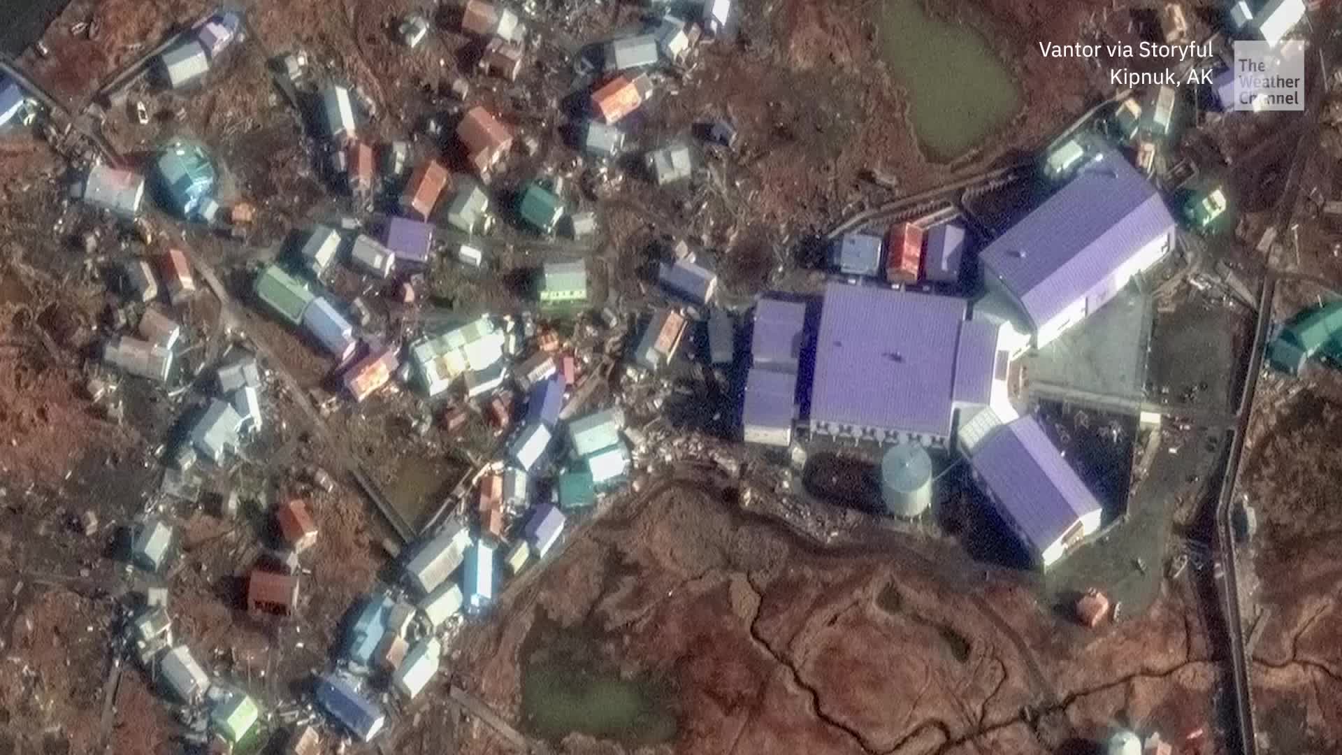 Devastating Floods Seen From Above In Western Alaska – Videos from The Weather Channel