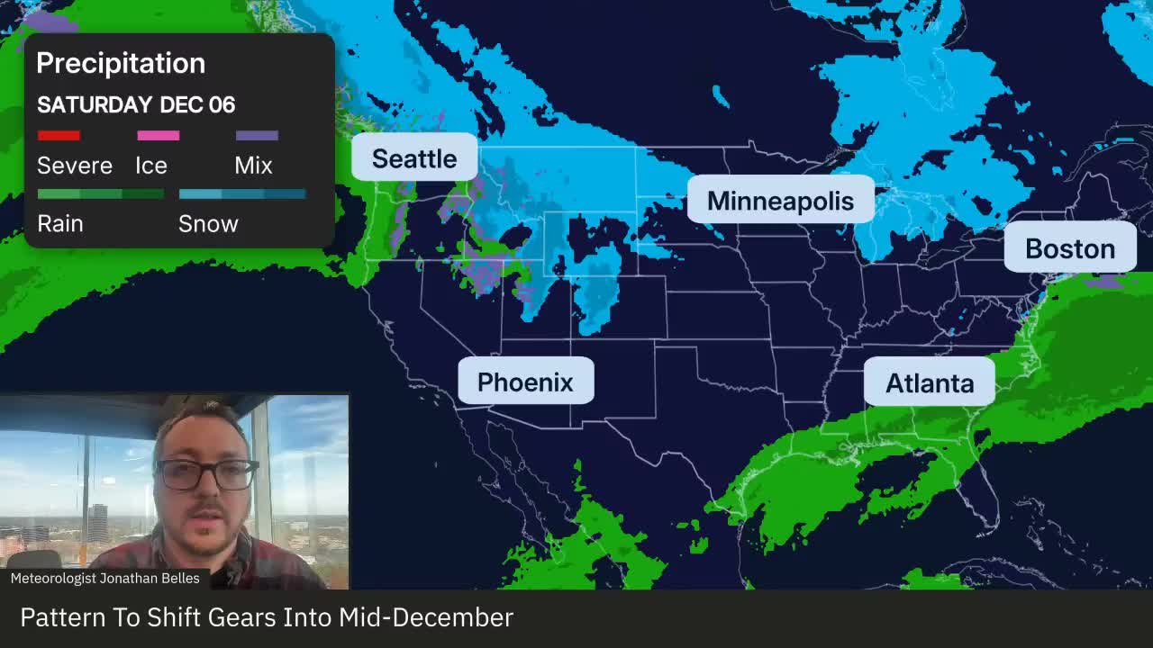 Less Moisture, More Snow In The New Pattern - Videos from The Weather ...