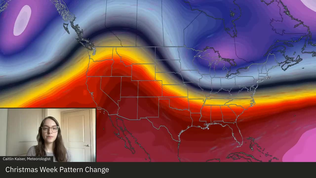 Christmas Week Pattern Change May Be A Gift - Videos from The Weather ...