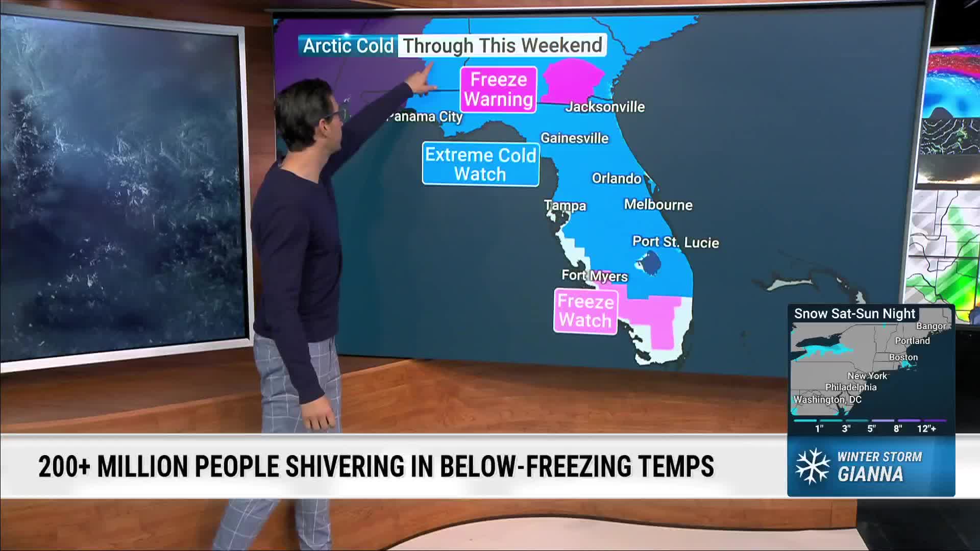 Temps Will Tumble To Record Lows In Florida