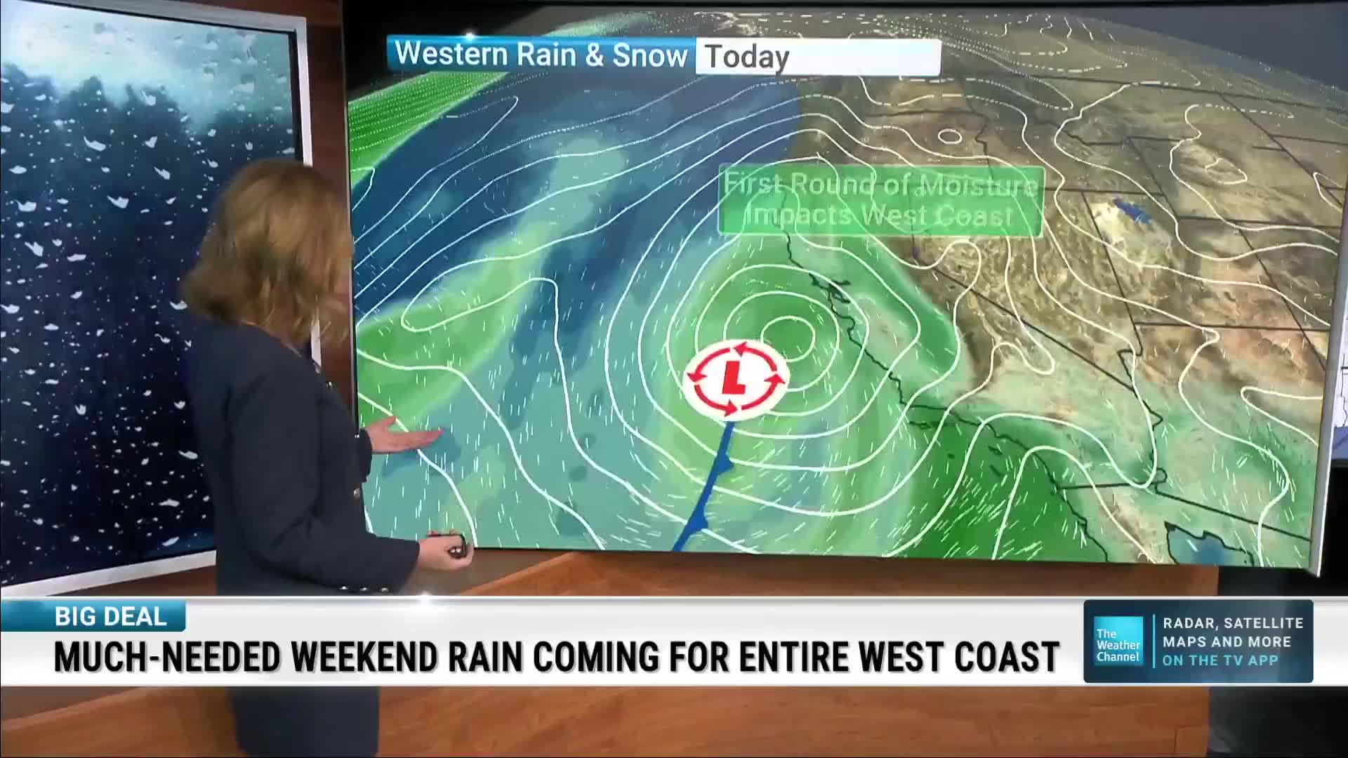 Finally, Rain And Mountain Snow For West