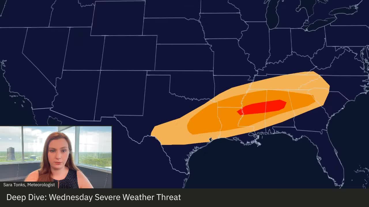 Closer Look At Wednesday's Severe Threat - Videos from The Weather Channel