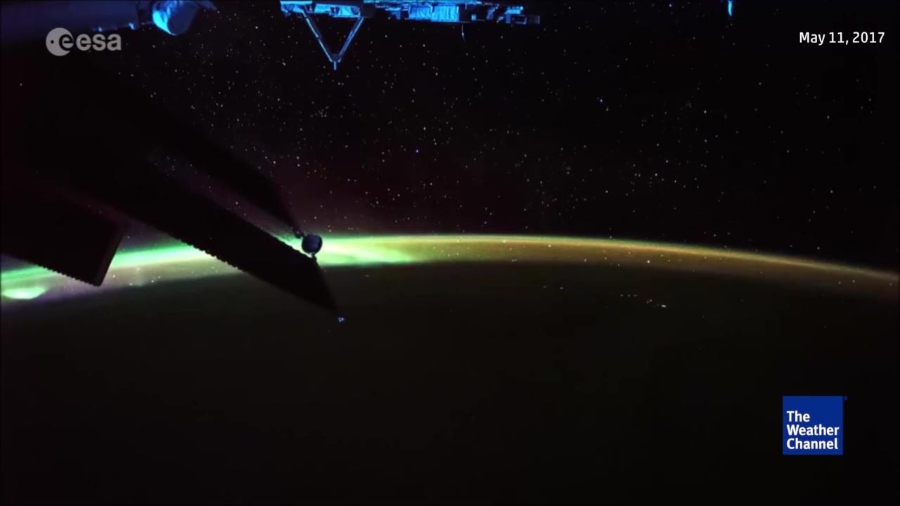 Watch Aurora seen from space station Videos from The Weather Channel
