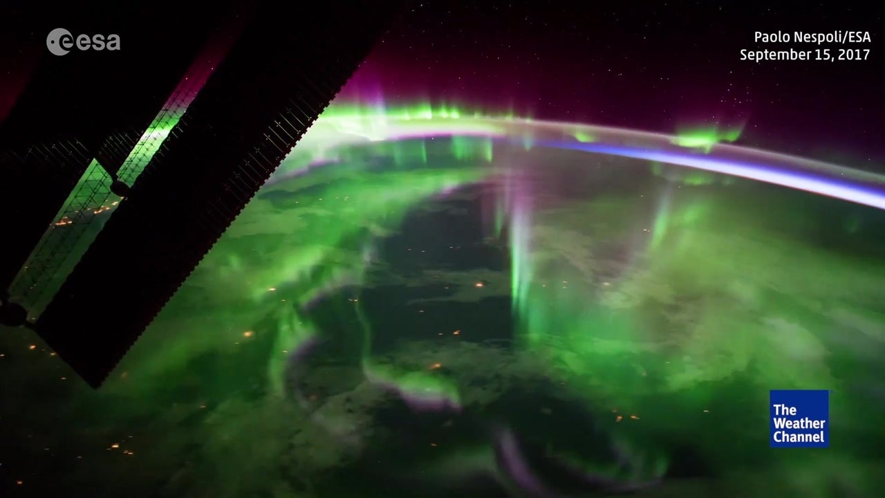 Beauty From Space as Aurora Dazzles ISS