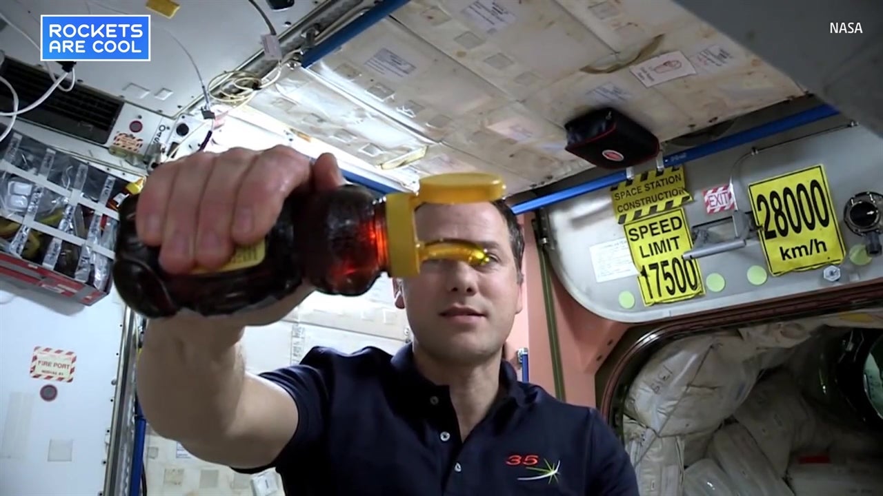 Astronauts Have Some Fun on the ISS