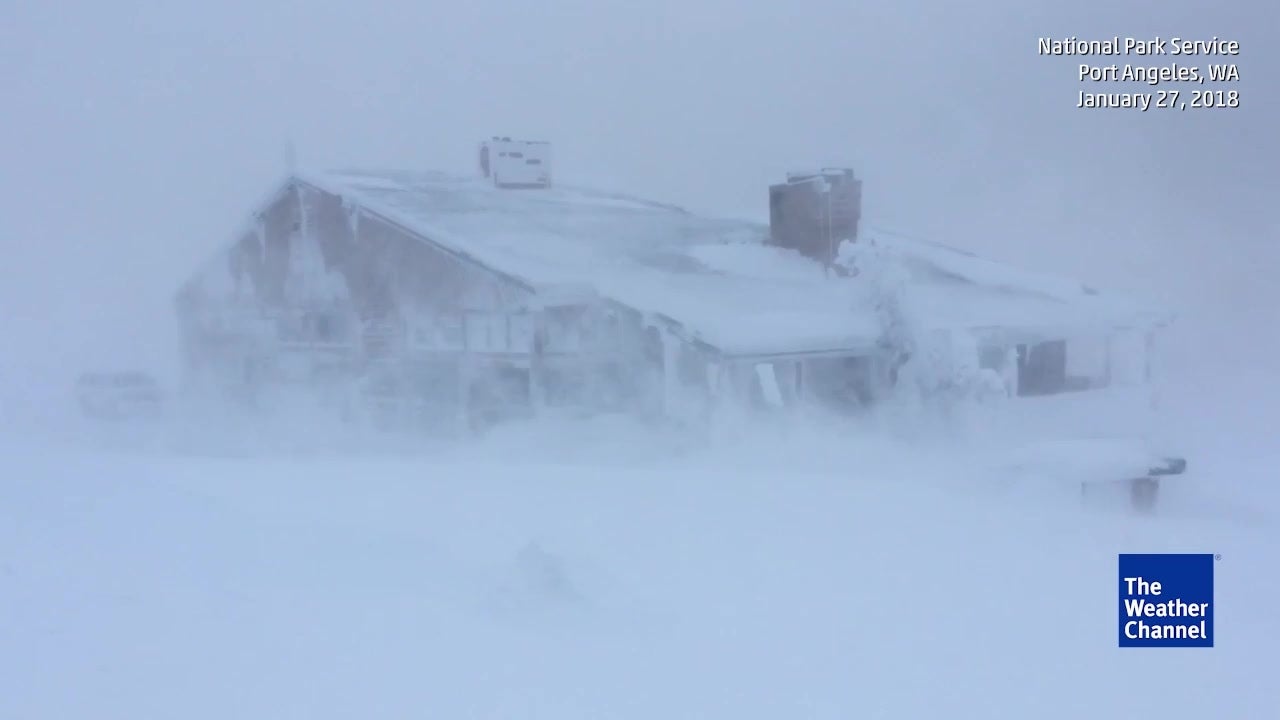 Blizzard Conditions Blast NW Washington State Videos from The Weather