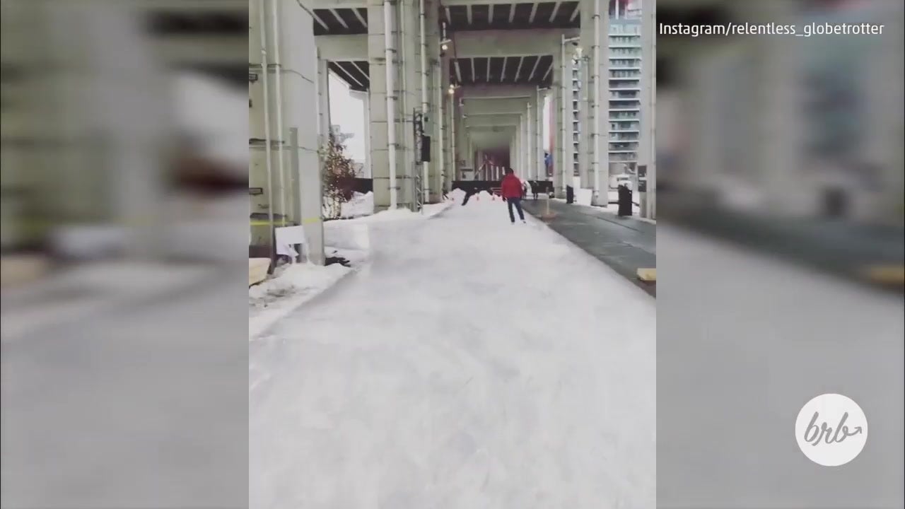 Skating Toronto&rsquo;s Bentway Skate Trail