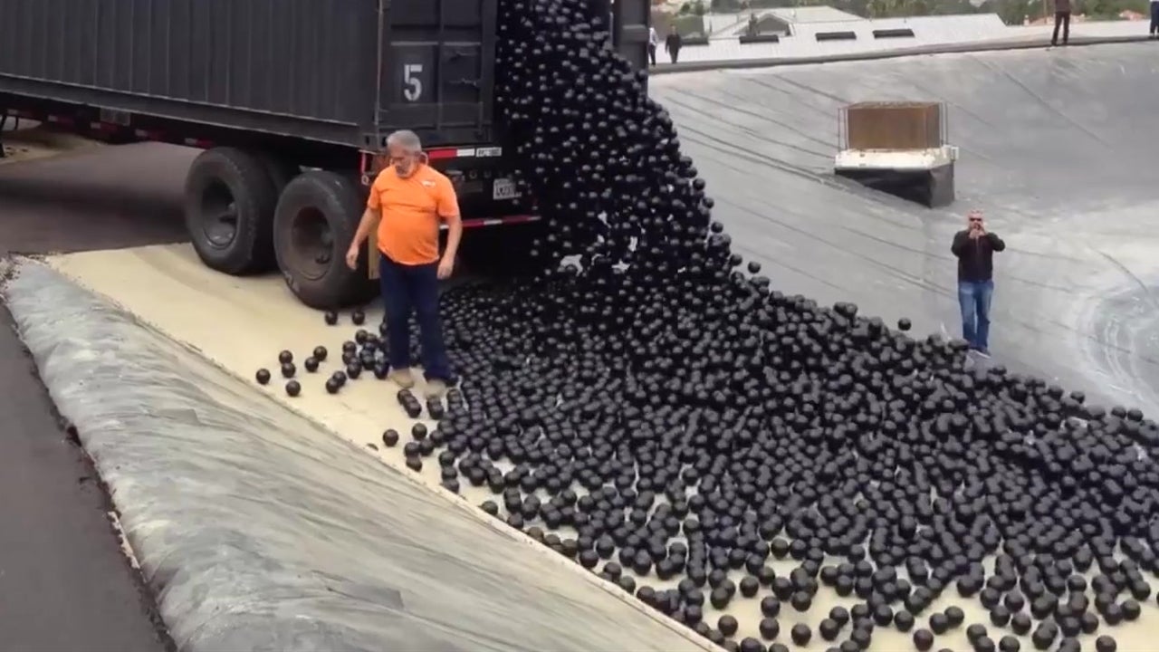 Shade Balls Deemed Successful in Saving Water Videos from The Weather