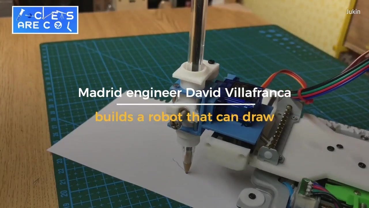 Engineer Designs Robot That Can Draw