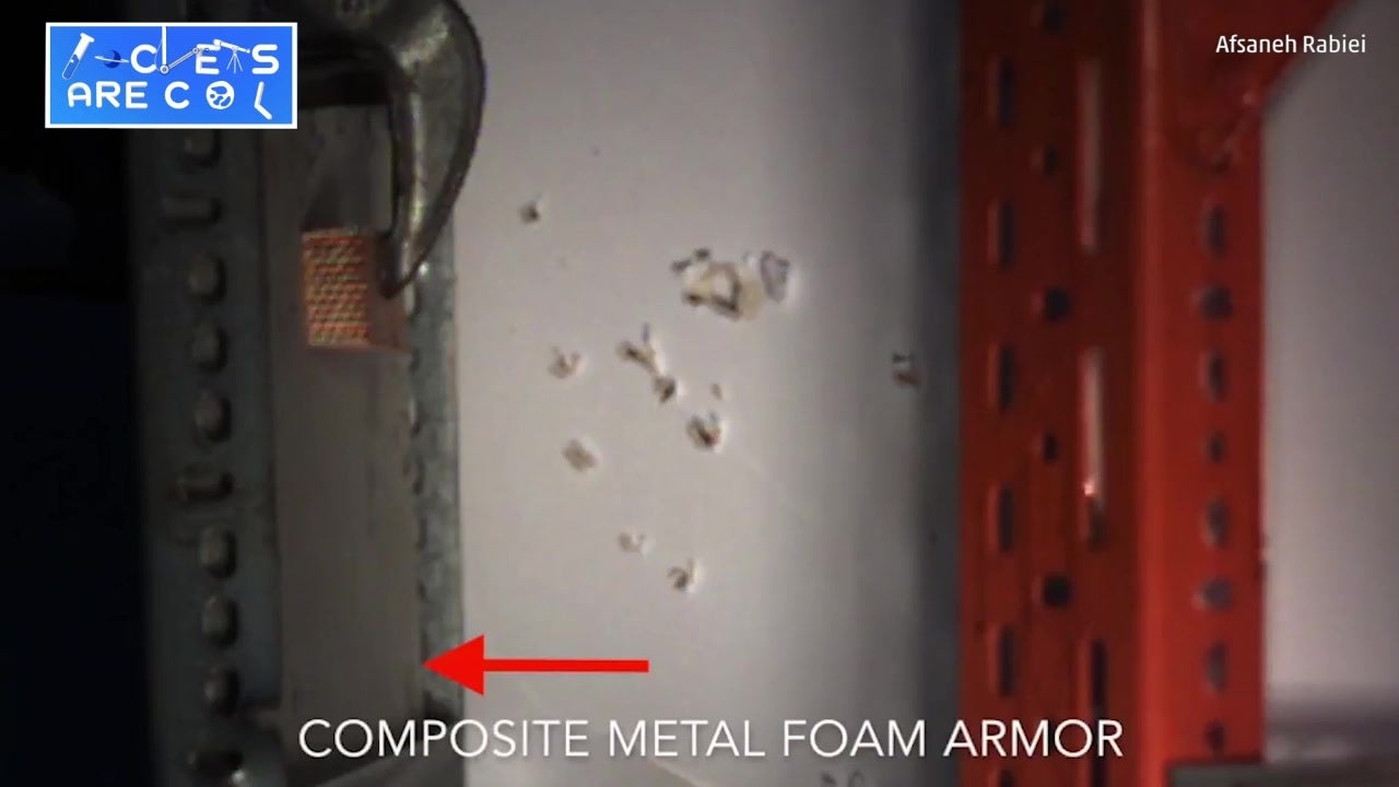 Researchers Find Unique Foam Can Withstand Blastwave