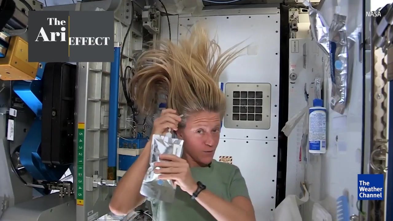 How to Wash Your Hair in Space Videos from The Weather Channel