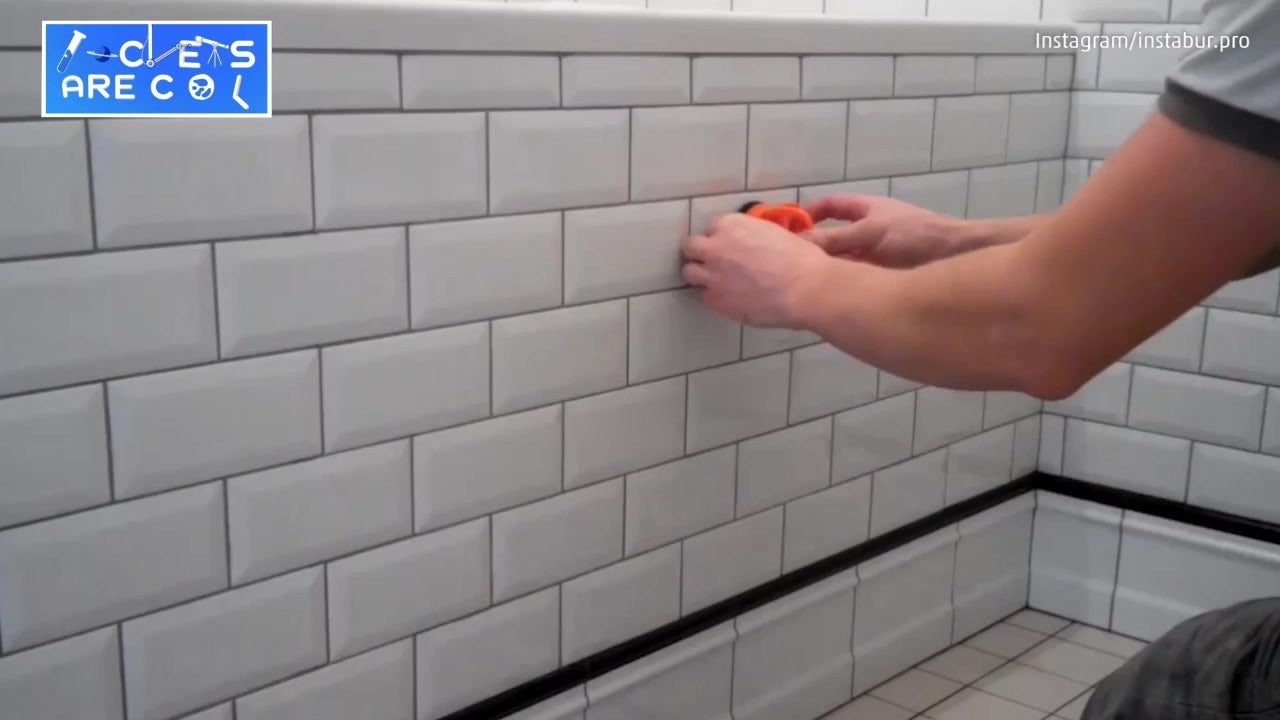 Secret Tile Hatch Hides Ugly Pipes