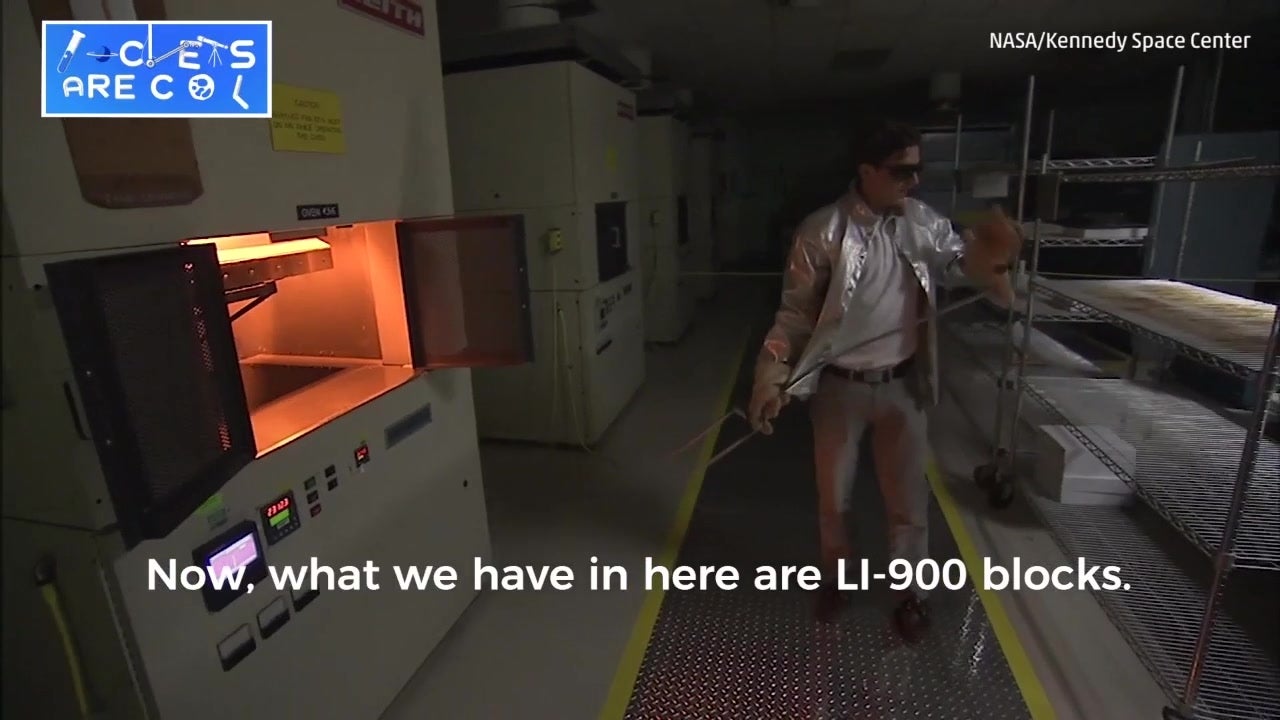 Man Touches 2300&deg;F Block