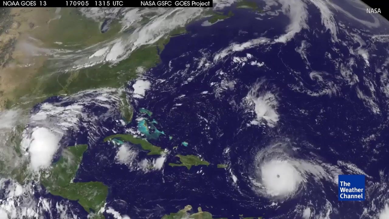 See Three Hurricanes at Once from Space Videos from The Weather Channel