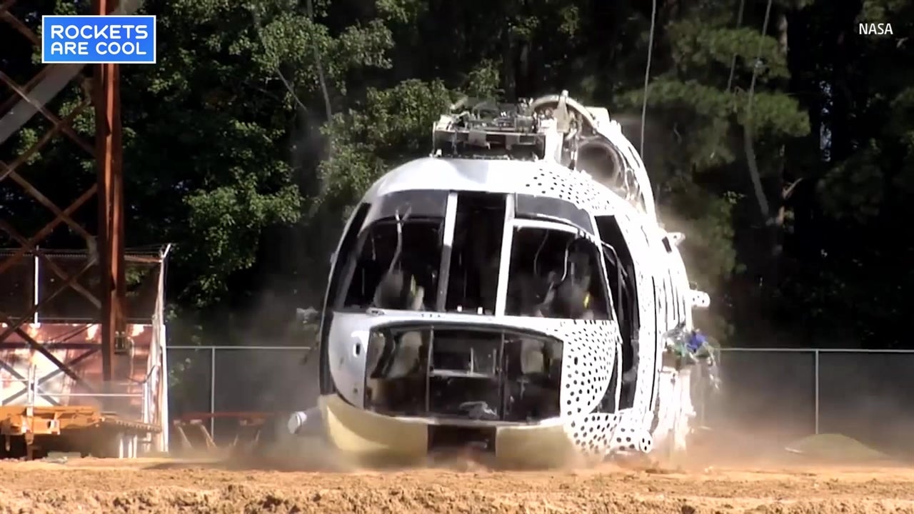 NASA Test Crashes Choppers to Make Them Safer