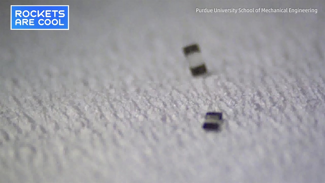 Purdue University Engineers Design Tumbling Microbot