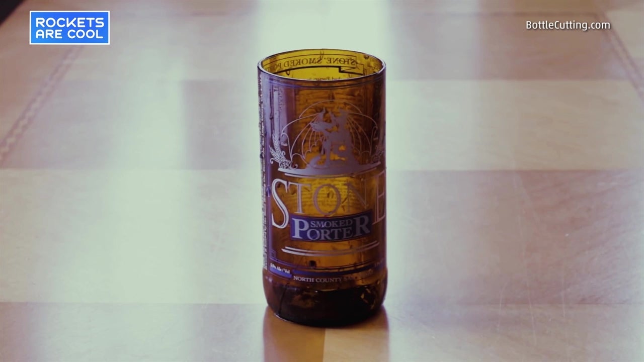 Device Turns Bottles Into Glassware