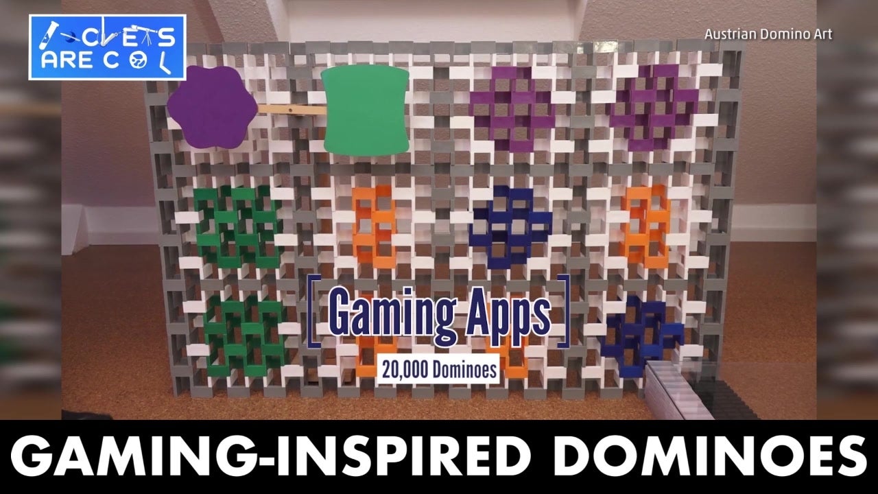 Maker Builds Gaming-Inspired Dominoes
