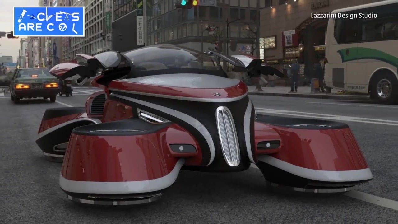 Flying Concept Car Soars with Imagination