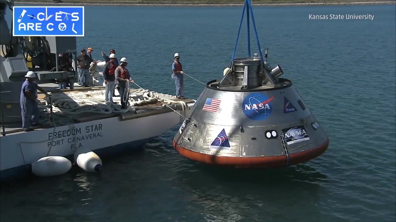 Students Build Mock Space Capsule