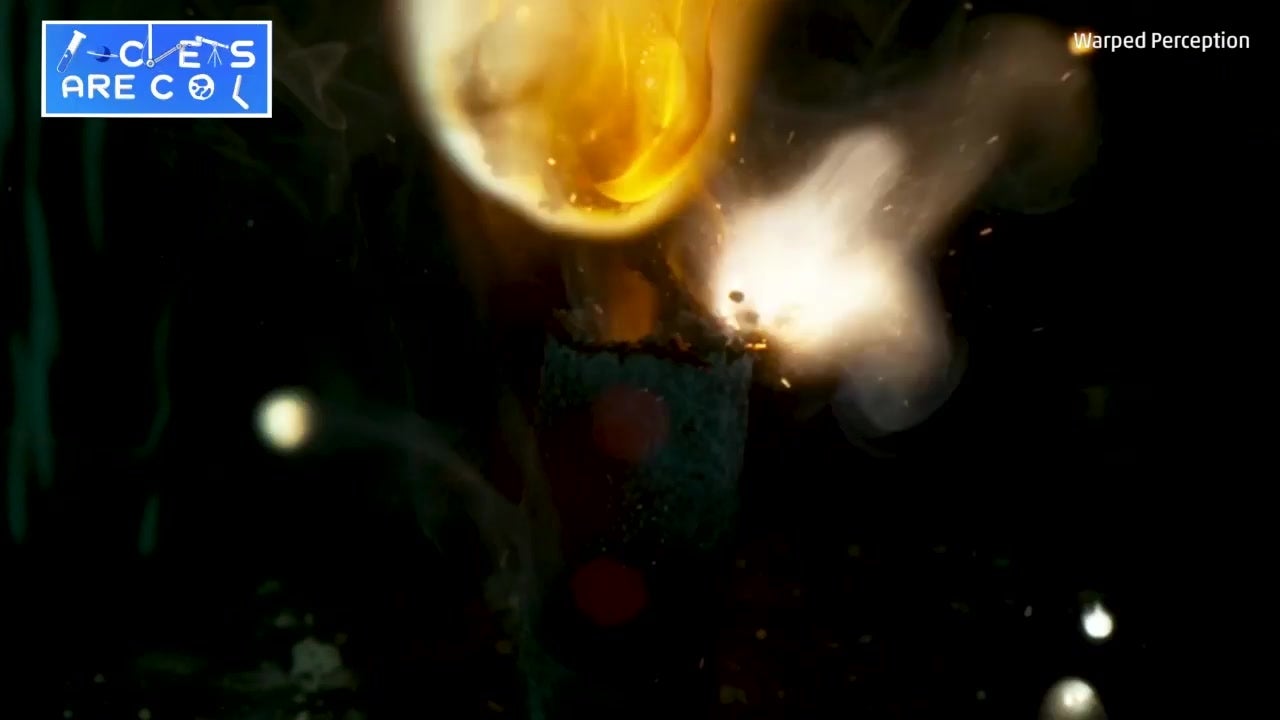 Rocket Igniters in Macro Slow Motion