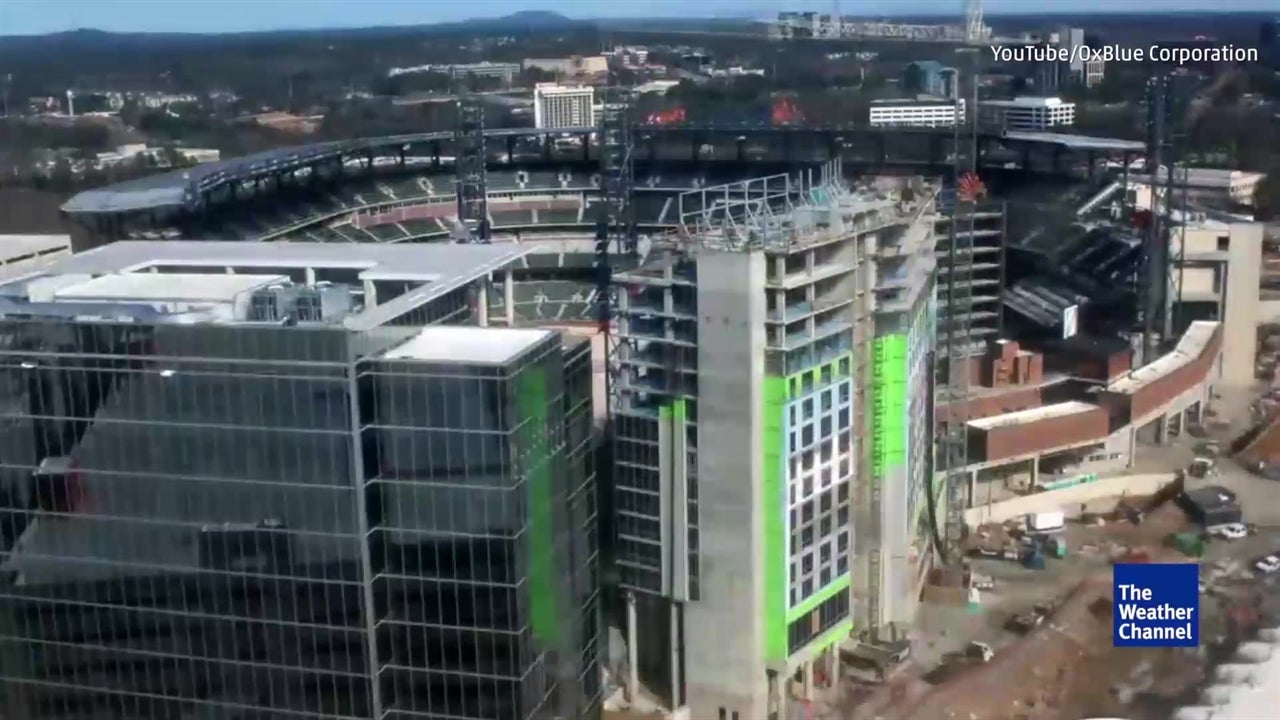 Time-Lapse Shows New Ball Park
