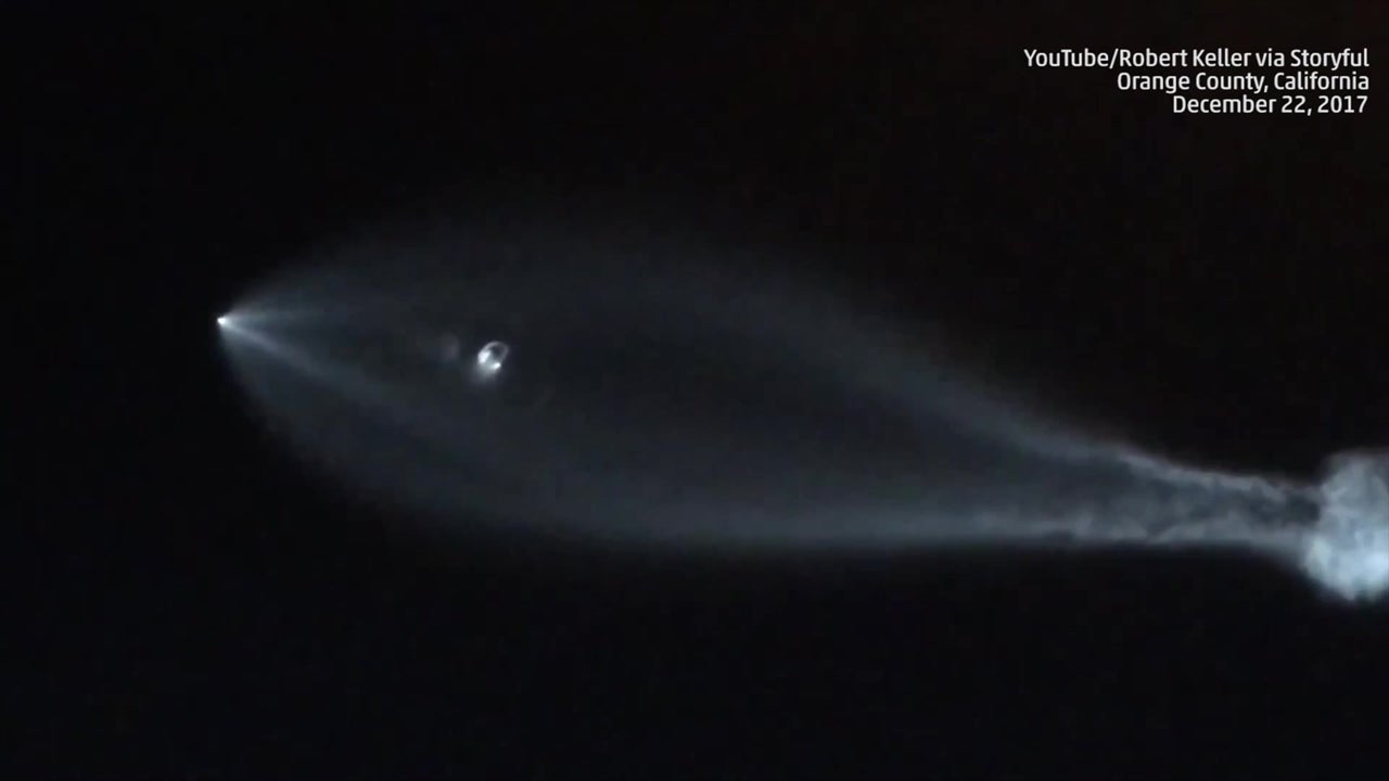 Eerie Sight Following SpaceX Launch