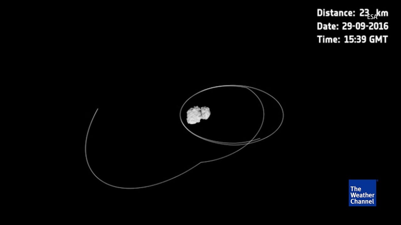 Space Probe Crashes on Comet