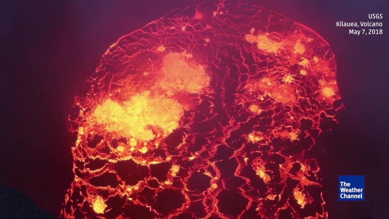Stunning Video Shows Boiling Lava in Crater of Kilauea Volcano The