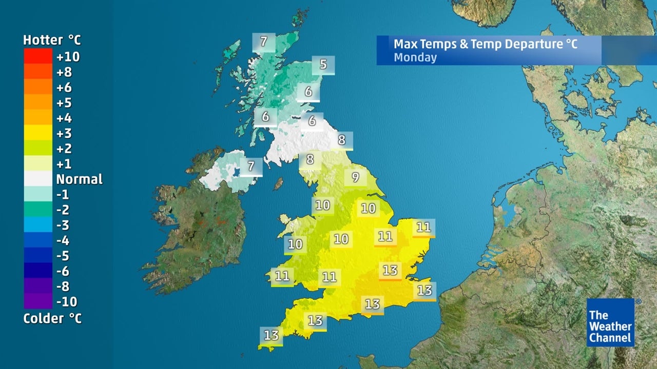 UK weather: Temperatures falling in next few days - Videos from The ...