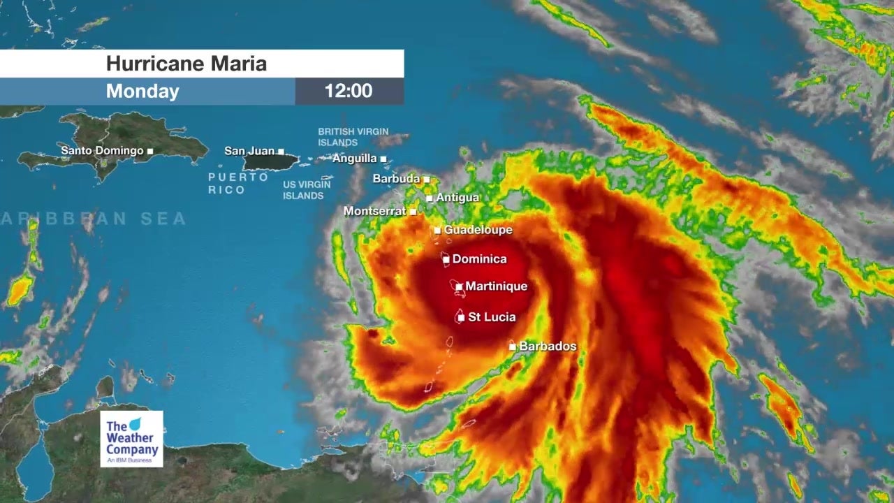 Update Tracking Hurricane Maria Videos from The Weather Channel