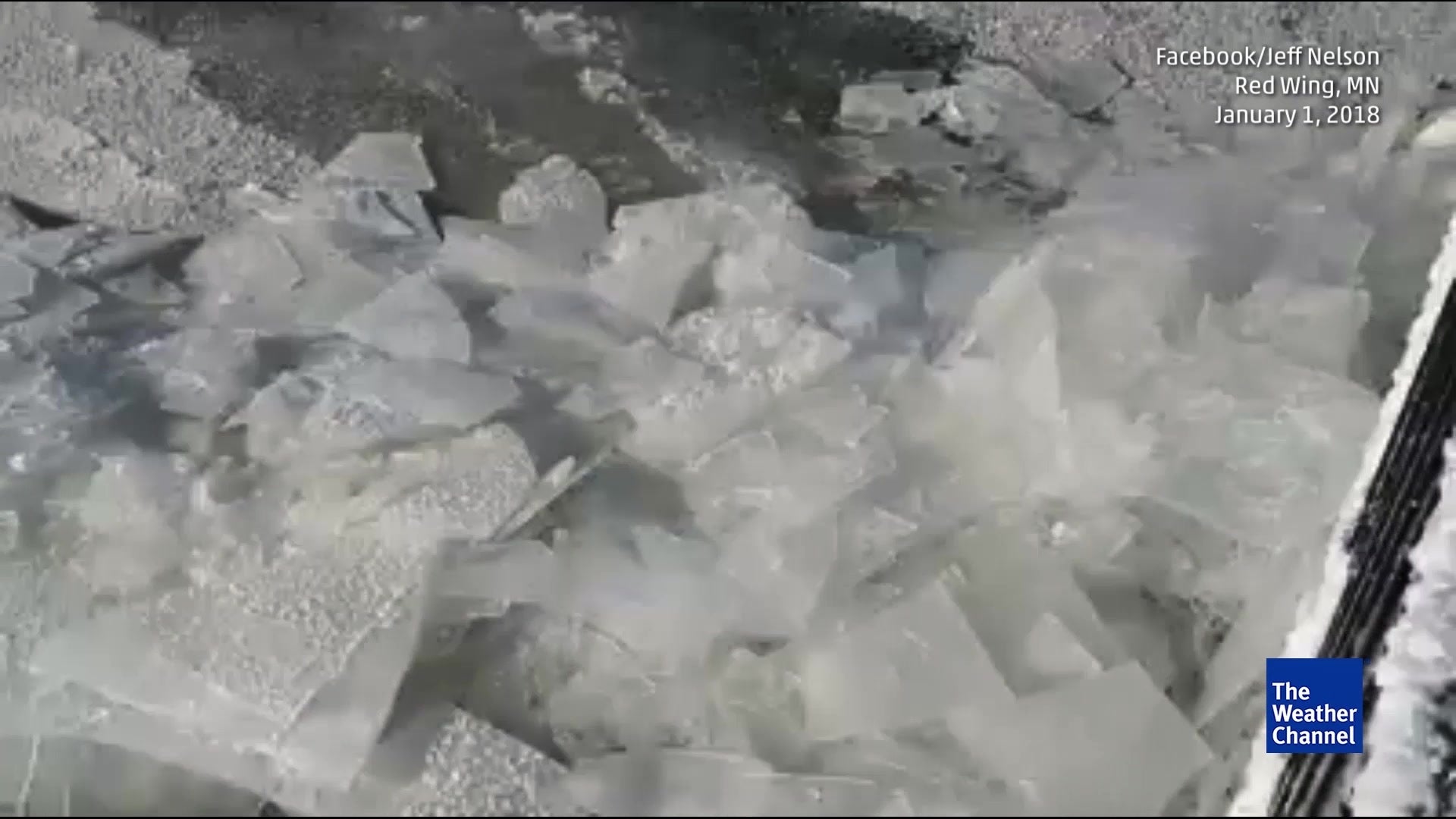 Noisy Ice in Minnesota Deep Freeze Videos from The Weather Channel
