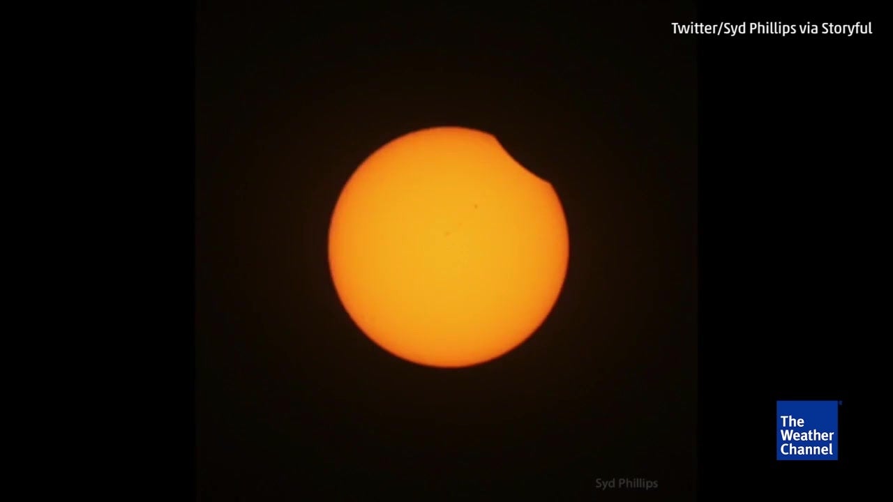 Time-lapse of Totality in Tennessee