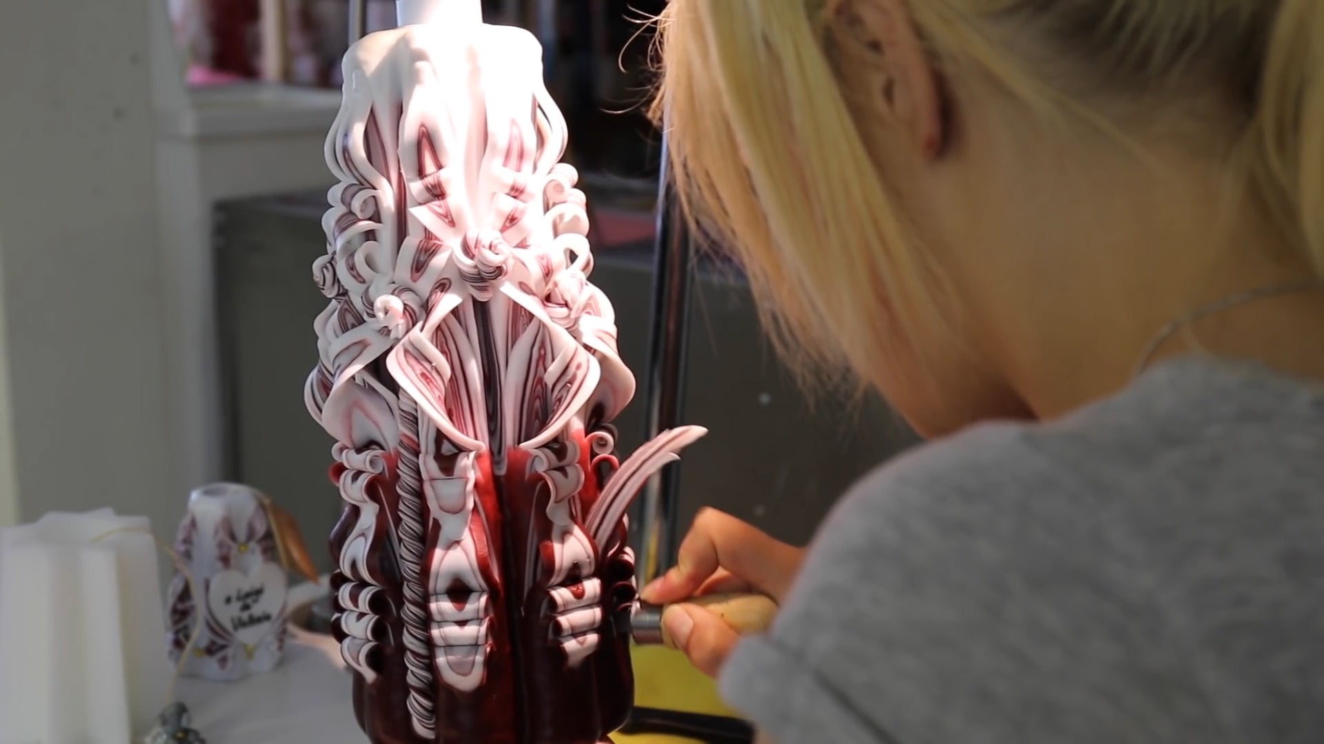 You Won&rsquo;t Be Able to Stop Watching This Hypnotic Candle Carving
