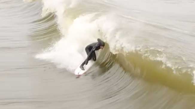 Ice Beards and Lake Surfing on Lake Superior