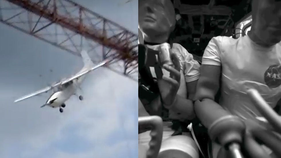 NASA Crash Test Site at Langley Depends on Wired Dummies The Weather Channel