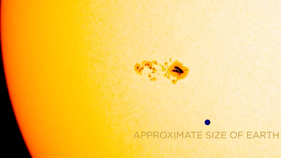 New Massive Sunspot Appears