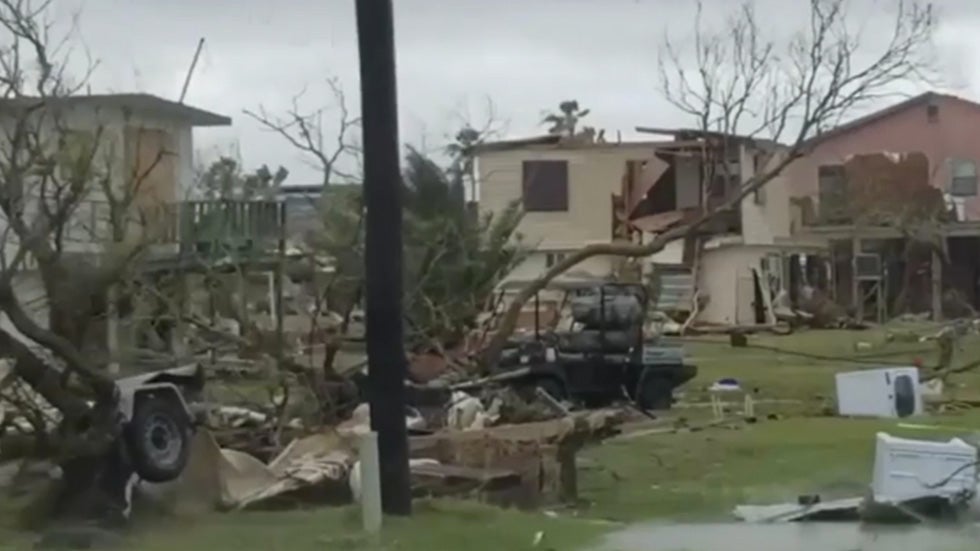 Rockport Like a War Zone After Harvey Videos from The Weather Channel