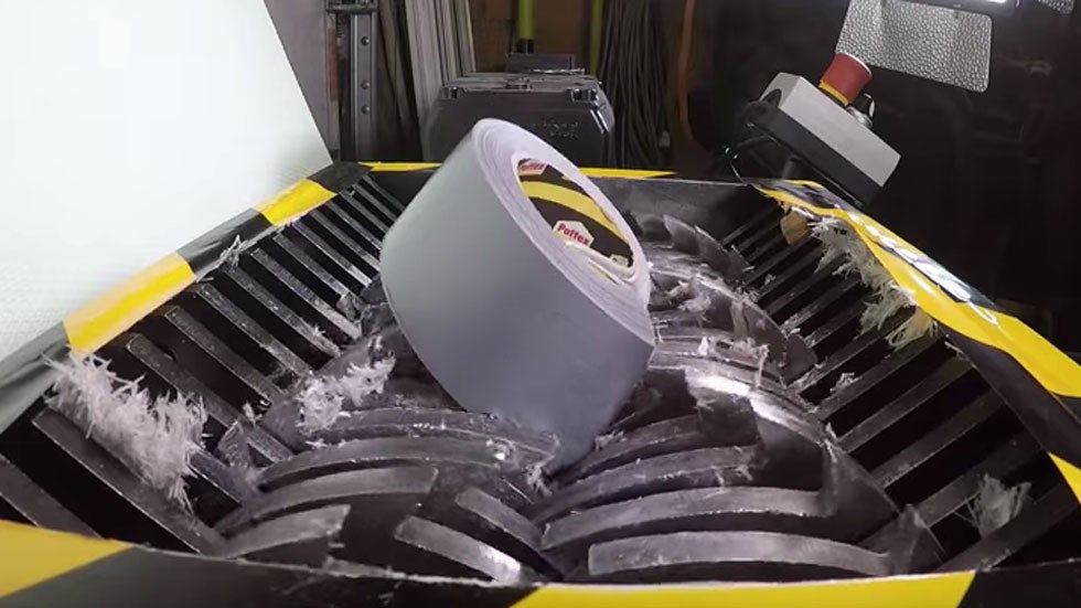 Shredder Takes on Duct Tape