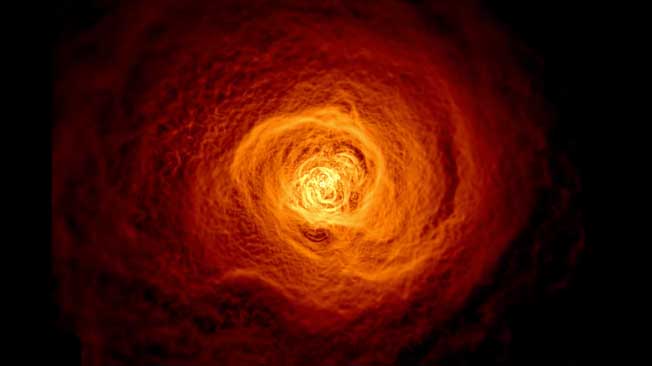 See Giant Gas &lsquo;Tsunami&rsquo; in Space