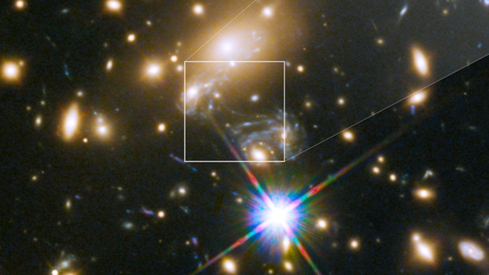 Hubble Captures Farthest Star Ever Observed