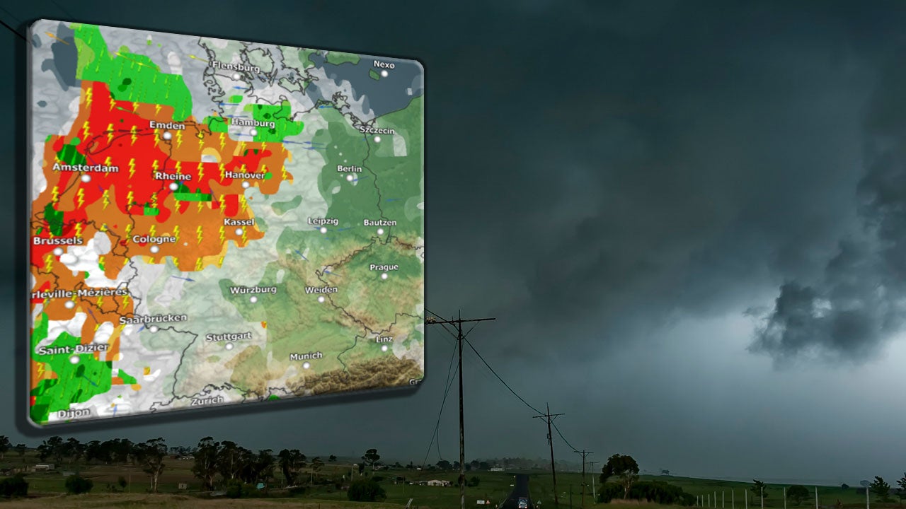 Schwere Gewitter ziehen im Norden auf Videos from The Weather Channel