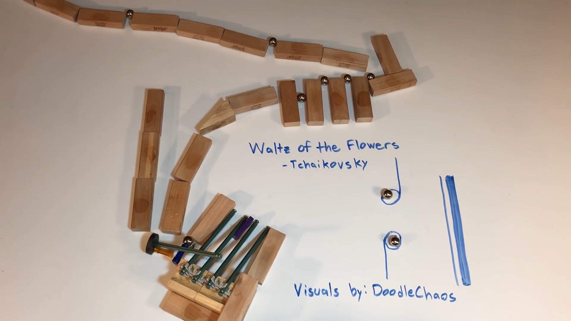 Kinetic Artist Syncs Up Marbles Course to &ldquo;Waltz of the Flowers&rdquo;